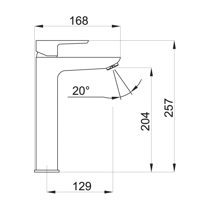 Umyvadlová baterie Metalia 58, chrom, stojánková, s výpustí, Novaservis 58503,0