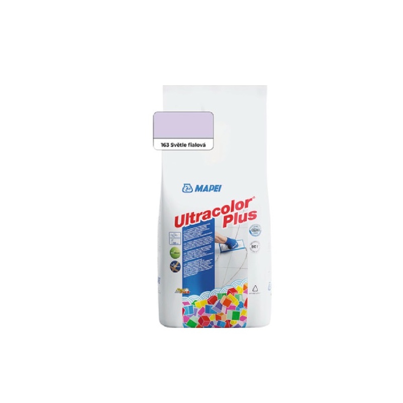 Spárovací hmota ULTRACOLOR PLUS, 163 světle fialová, 5 kg, Mapei 60016345A