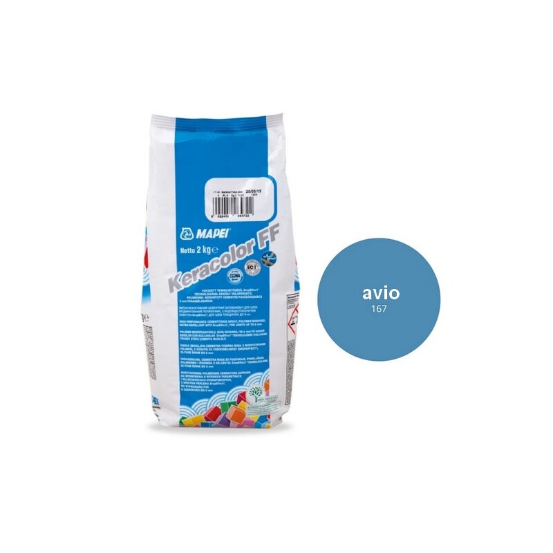 Spárovací hmota ULTRACOLOR PLUS, 167 avio, 2 kg, Mapei 60016728A