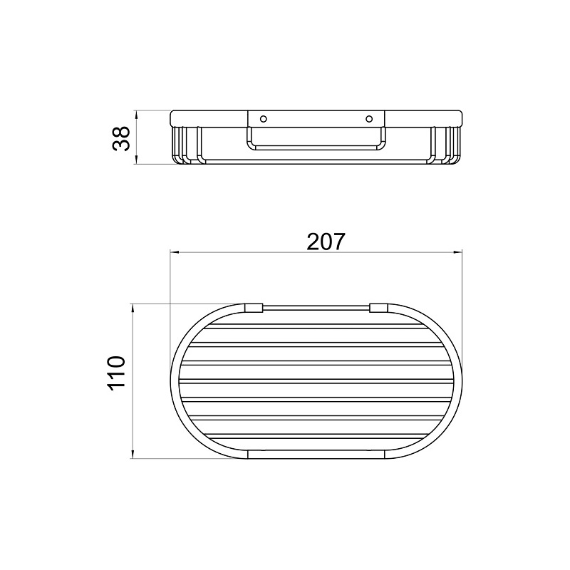 Držák houby Metalia Drátěný program, chrom, Novaservis, 6008,0