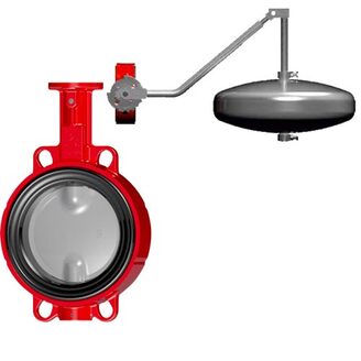 Klapka uzavírací ABO 623B s plovákem DN50