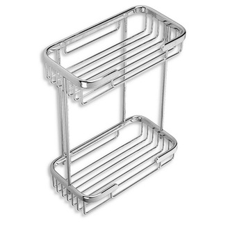 Polička dvojitá Metalia Drátěný program, chrom, Novaservis, 6073,0