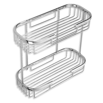 Polička dvojitá Drátěný program, chrom, Novaservis, 6075,0