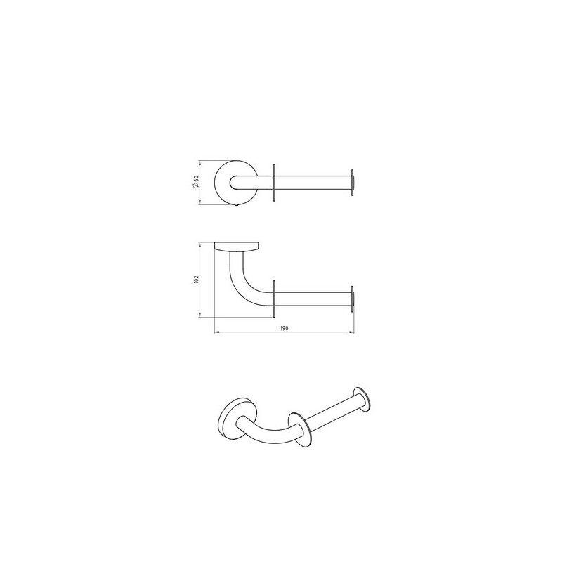 Držák toaletního papíru Metalia 1, chrom, Novaservis, 6110,0