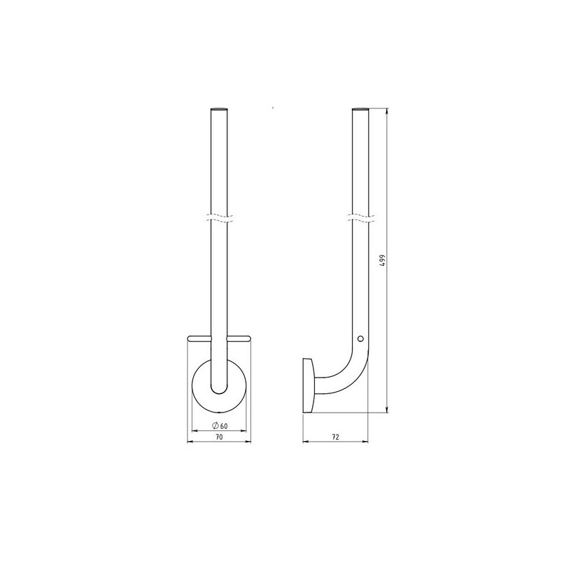 Zásobník toaletního papíru Metalia 1, chrom, Novaservis, 6114,0