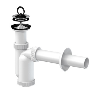 Umyvadlový sifon T-1015C s výpustí 63 mm, odpad 40 mm, Slovarm 621358