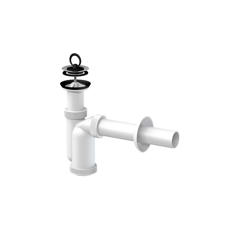 Umyvadlový sifon T-1015C s výpustí 63 mm, odpad 40 mm, Slovarm 621358