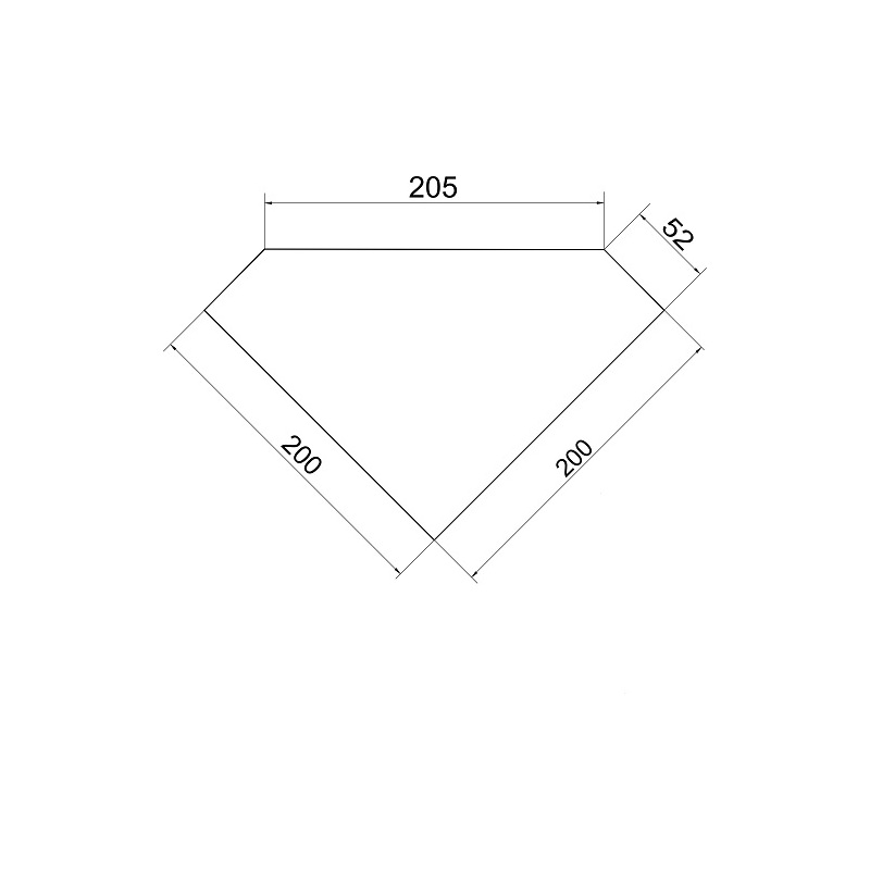 Polička rohová Bílá/chrom s háčky, plast, Novaservis, 65535,1