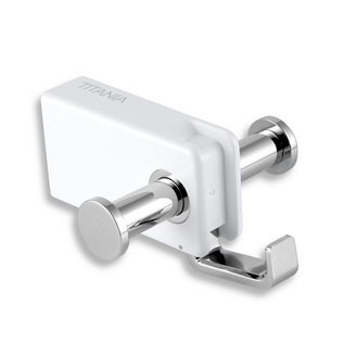 Dvojháček Bílá/chrom, nerez, Novaservis, 65556,4