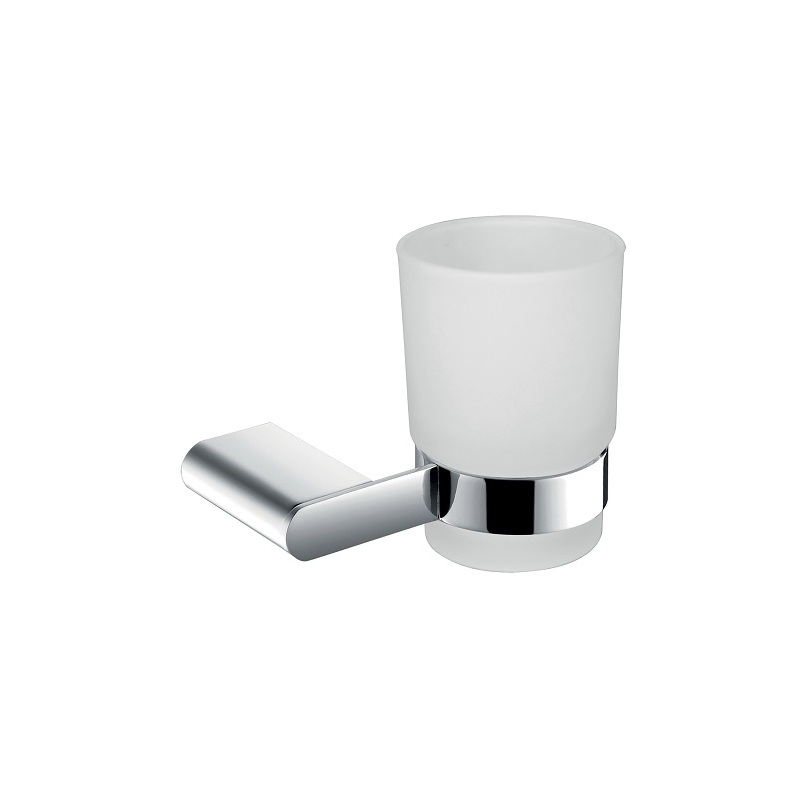 Držák kartáčků a pasty Titania Naty, sklo/chrom, Novaservis, 66606,0