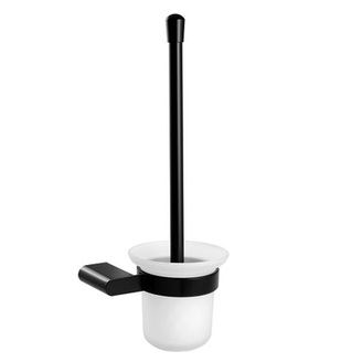 WC kartáč Titania Naty, nástěnný, černá matná, Novaservis, 66633,5