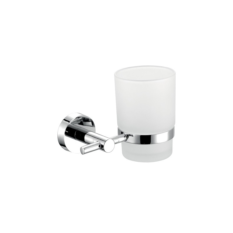 Držák kartáčku a pasty Mephisto, sklo/chrom, Novaservis, 6806,0