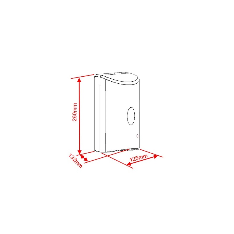 Dávkovač mýdla automatický, bílý, se senzorem, Novaservis, 69082.1