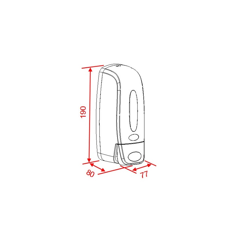 Dávkovač mýdla, bílý, Novaservis, 69085,1