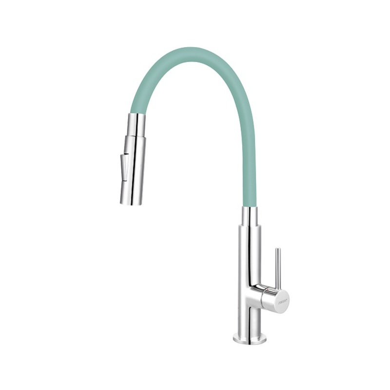 Dřezová baterie Ferro, mátová-chrom, stojánková, Novaservis 70730,0M