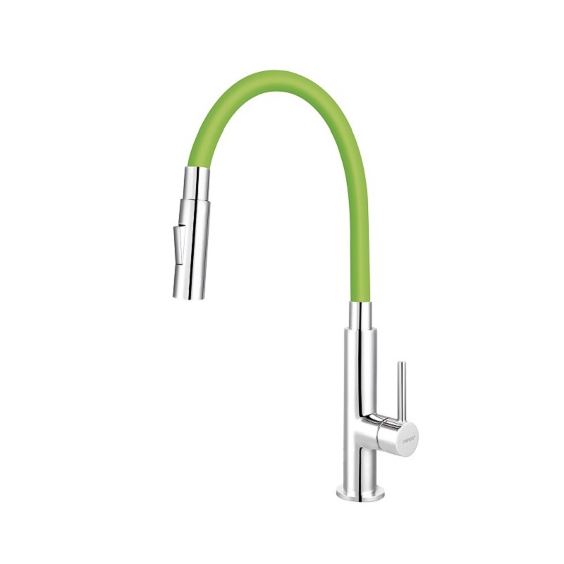 Dřezová baterie Ferro, zelená-chrom, stojánková, Novaservis 70730,0Z