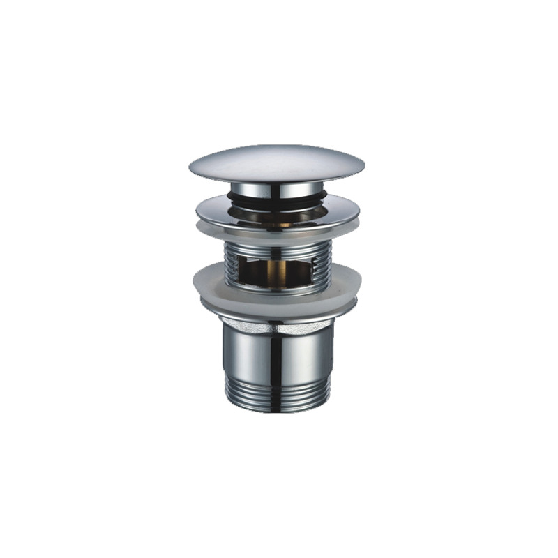 Umyvadlová výpusť 5/4, chrom, click-clack, velká zátka, Steno 84410