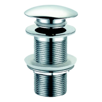 Umyvadlová výpusť 5/4, chrom, click-clack, velká zátka, Steno 84410P