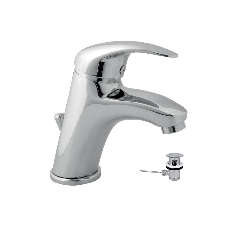 Umyvadlová baterie Titania Lux, chrom, stojánková, bez výpusti, Novaservis 91002,0