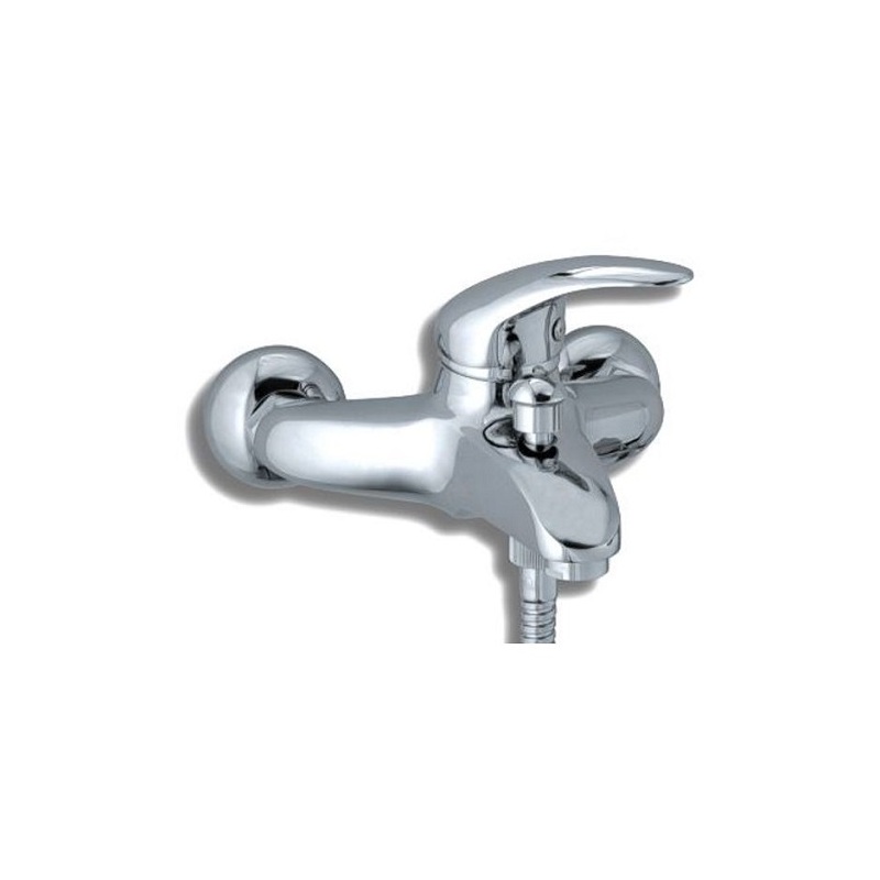 Vanová baterie Titania Lux 150 mm, chrom, nástěnná, bez příslušenství, Novaservis 91020/1,0