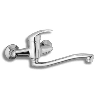 Umyvadlová baterie Titania Lux 150 mm, chrom, nástěnná, Novaservis 91070,0