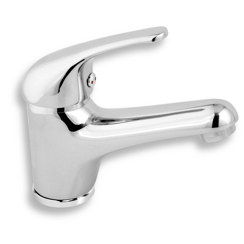 Umyvadlová baterie Titania Iris, chrom, stojánková, bez výpustě, Novaservis 92001/1,0