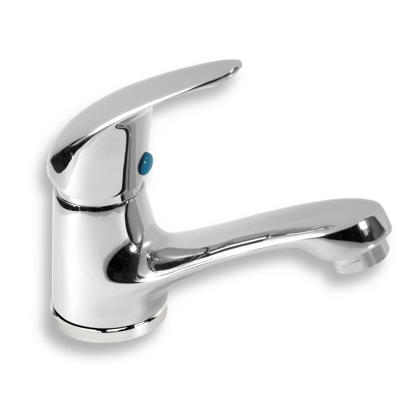 Umyvadlová baterie Titania Iris, chrom, stojánková, bez výpustě, Novaservis 92005,0