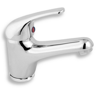 Umyvadlová baterie TITANIA IRIS, chrom, stojánková, bez výpustě, Novaservis 92009/1,0