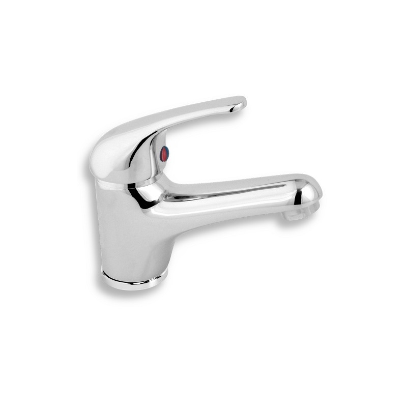 Umyvadlová baterie TITANIA IRIS, chrom, stojánková, bez výpustě, Novaservis 92009/1,0