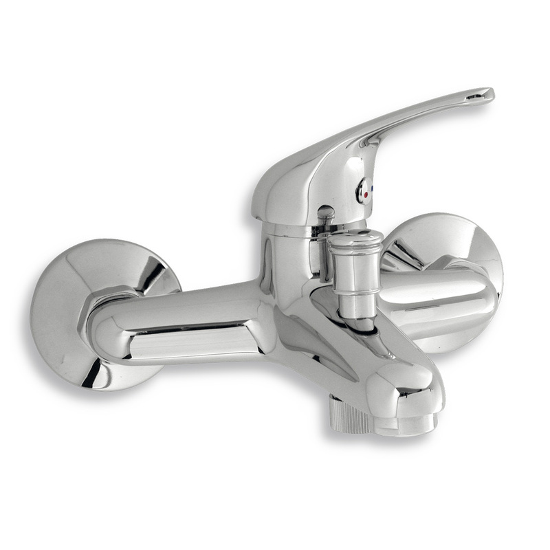 Vanová baterie Titania Iris 150 mm, chrom, nástěnná, bez příslušenství, Novaservis 92020/1,0