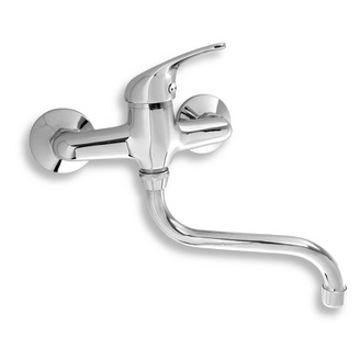 Umyvadlová baterie Titania Iris 150 mm, chrom, nástěnná, Novaservis 92070/T,0