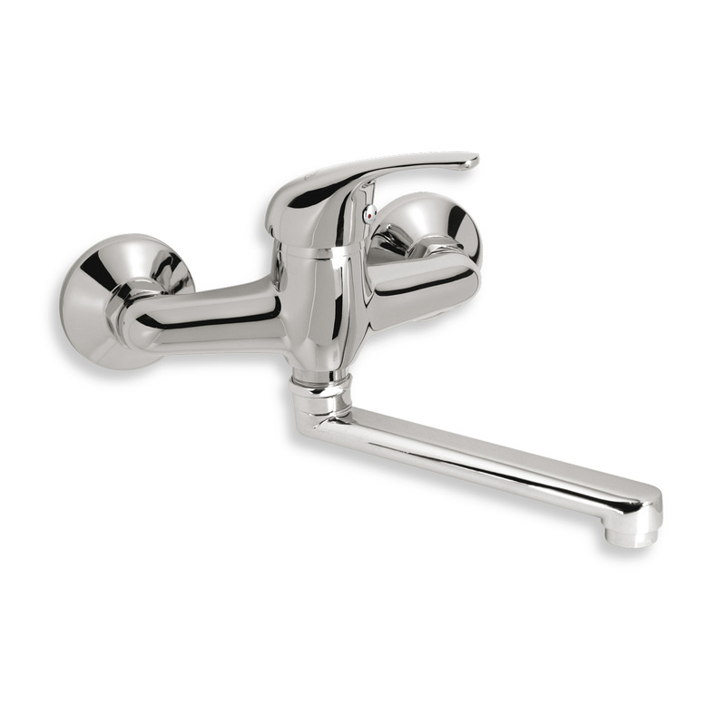 Umyvadlová baterie Titania Iris 150 mm, chrom, nástěnná, Novaservis 92076,0