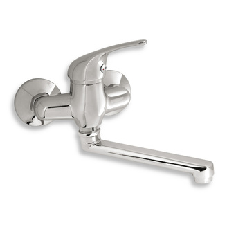 Umyvadlová baterie Titania Iris 100 mm, chrom, nástěnná, Novaservis 92077,0