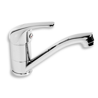 Umyvadlová baterie Titania Iris, chrom, stojánková, bez výpustě, Novaservis 92096,0