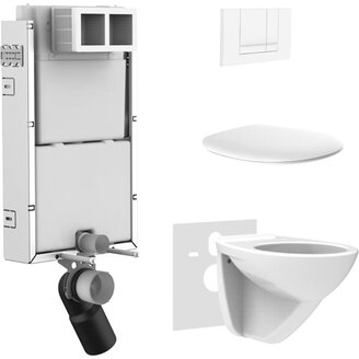 SANIT - WC závěsný komplet PACK PIANO 980 M, pro zazdění