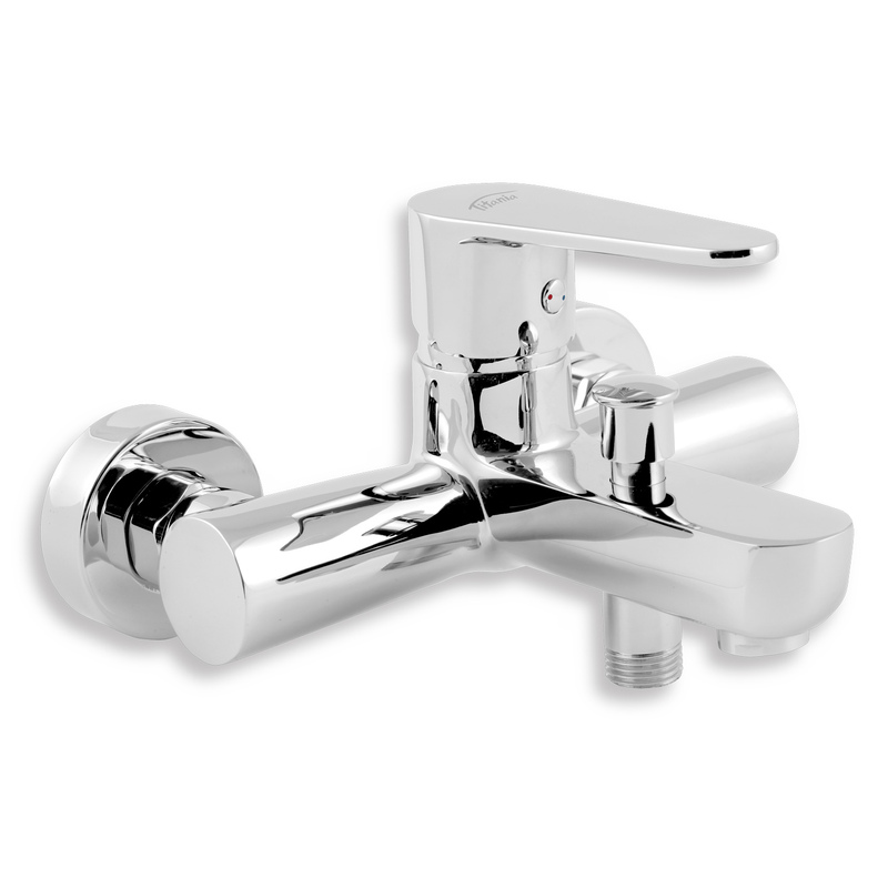 Vanová baterie Titania Fresh 150 mm, chrom, nástěnná, bez příslušenství, Novaservis 96020/1,0