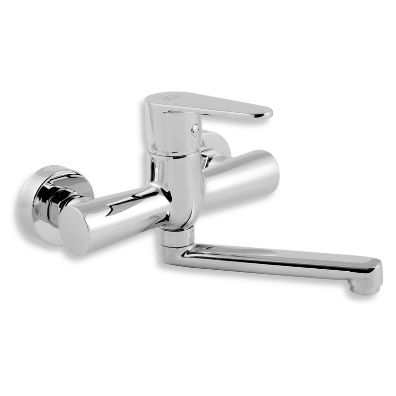 Umyvadlová baterie Titania Fresh 150 mm, chrom, nástěnná, Novaservis 96076,0