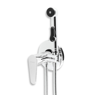 Bidetová baterie Titania Fresh, chrom, podomítková, Novaservis 96211,0