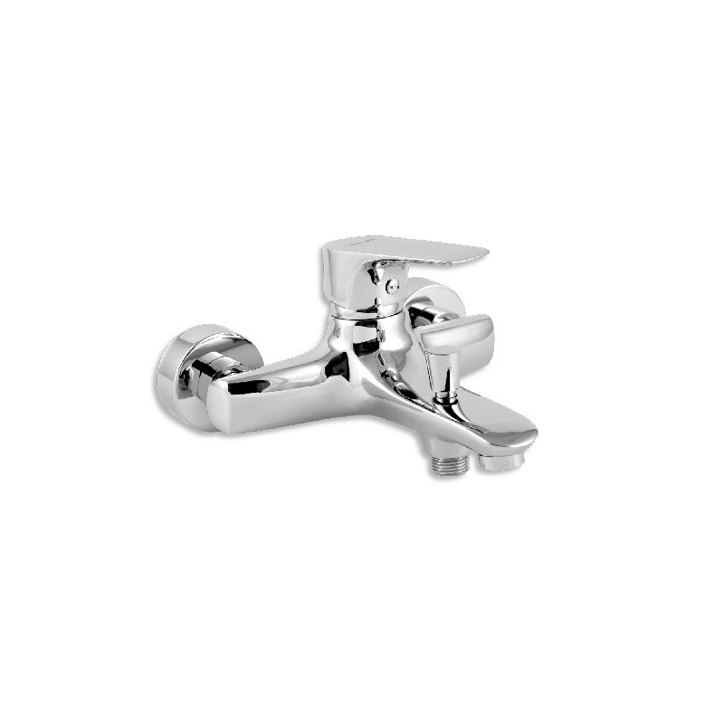 Vanová baterie Titania Nice 150 mm, chrom, nástěnná, bez příslušenství, Novaservis 97020/1,0