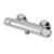 Sprchová baterie Aqualight 150 mm, chrom, nástěnná, termostatická, bez příslušenství, Novaservis 2660/1,0