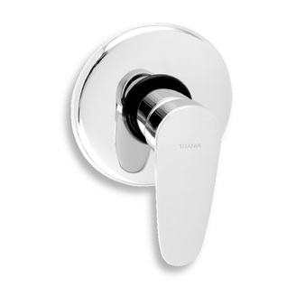 Sprchová baterie Titania Smart, chrom, podomítková, bez příslušenství, Novaservis 98050,0