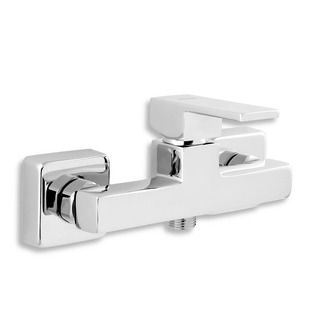 Sprchová baterie Titania Cube 150 mm, chrom, nástěnná, bez příslušenství, Novaservis 98860/1,0