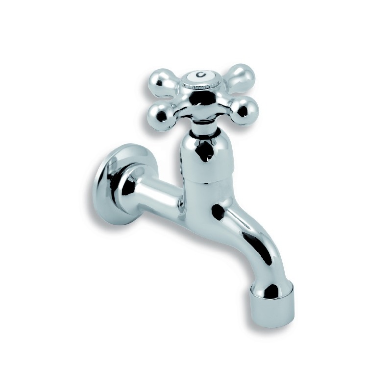 Umyvadlová baterie Titania Retro II, chrom, stojánková, bez výpusti, Novaservis 99106,0