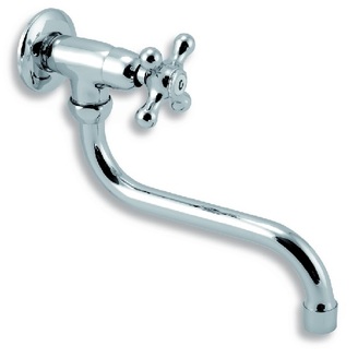 Umyvadlová baterie Titania Retro II, chrom, nástěnná, Novaservis 99107,0