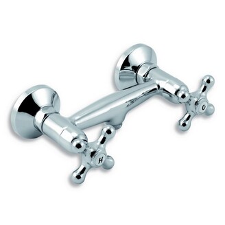 Sprchová baterie Titania Retro II 150 mm, chrom, nástěnná, bez příslušenství, Novaservis 99160/1,0