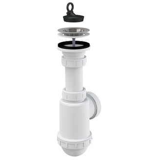 Dřezový sifon A441 s výpustí 70 mm, odpad 40/50 mm, Alcadrain A441-DN50/40