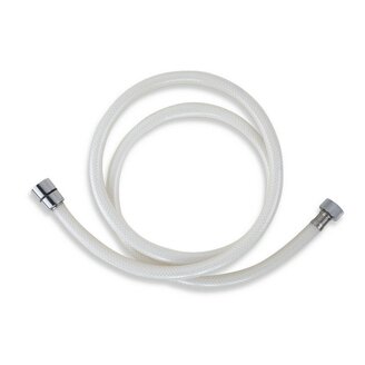 Sprchová hadice 155 cm, bílá, Novaservis PVC/155,1