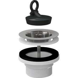 Dřezová výpust 6/4, nerez mřížka, Alcadrain A33