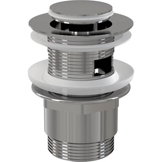 Umyvadlová výpusť 5/4, chrom, click-clacki, malá zátka, Alcadrain A39