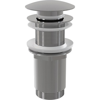 Umyvadlová výpusť 5/4, chrom, click-clack, velká zátka, Alcadrain A395